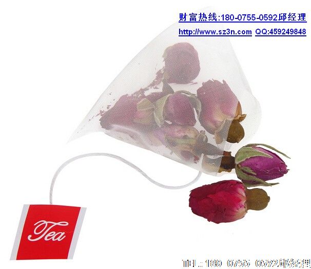 花草茶(三角袋泡茶)成了白领们钟爱的饮品茶!玫瑰花茶最受欢迎。